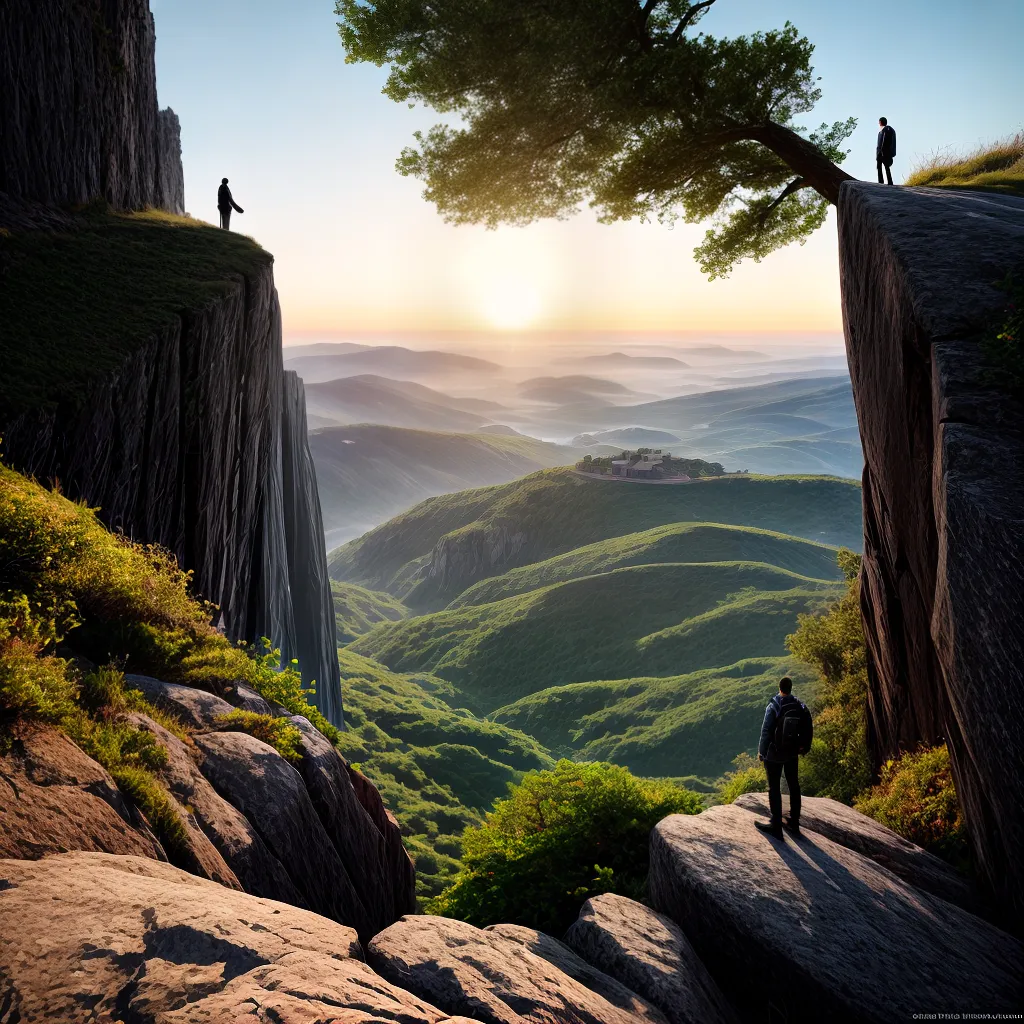 Fotos pessoa por do sol cliff igreja