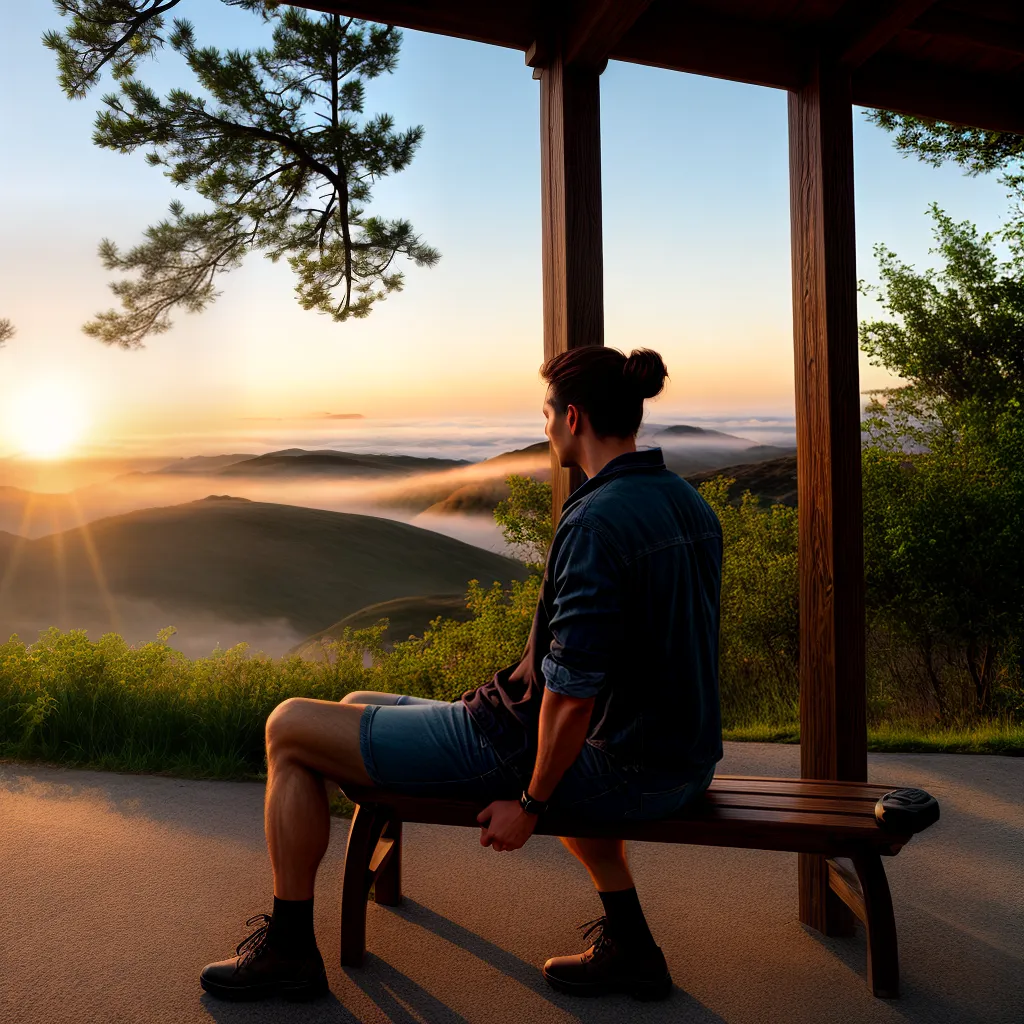 Fotos pessoa por do sol esperanca 3