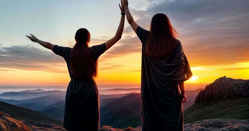 Fotos pessoa por do sol graca