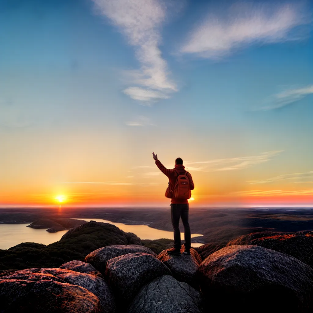 Fotos pessoa por do sol gratidao