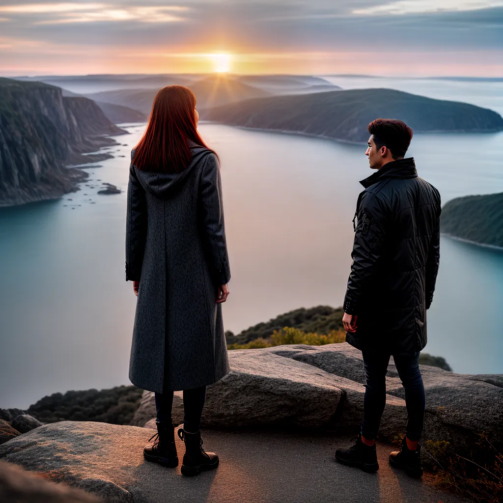 Fotos pessoa por do sol horizonte esperanca 4