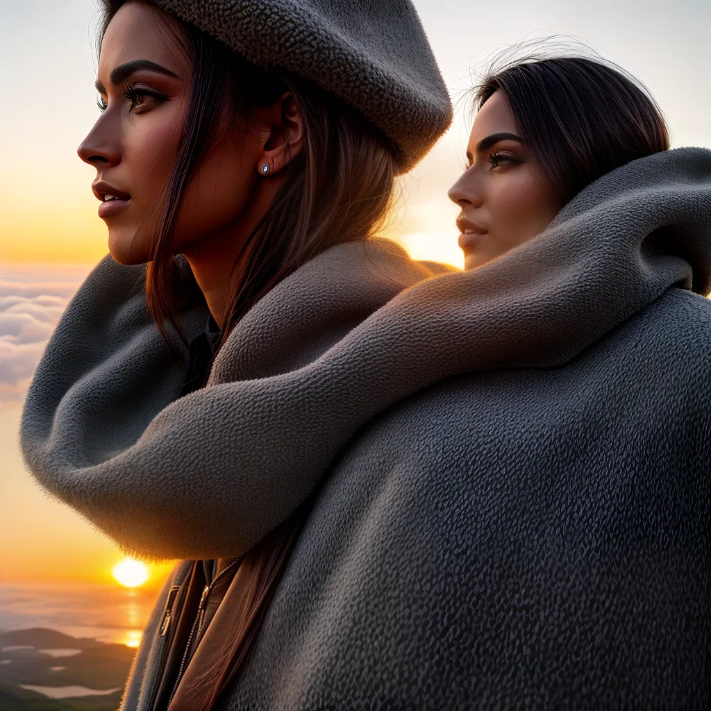 Fotos pessoa por do sol penhasco esperanca 1