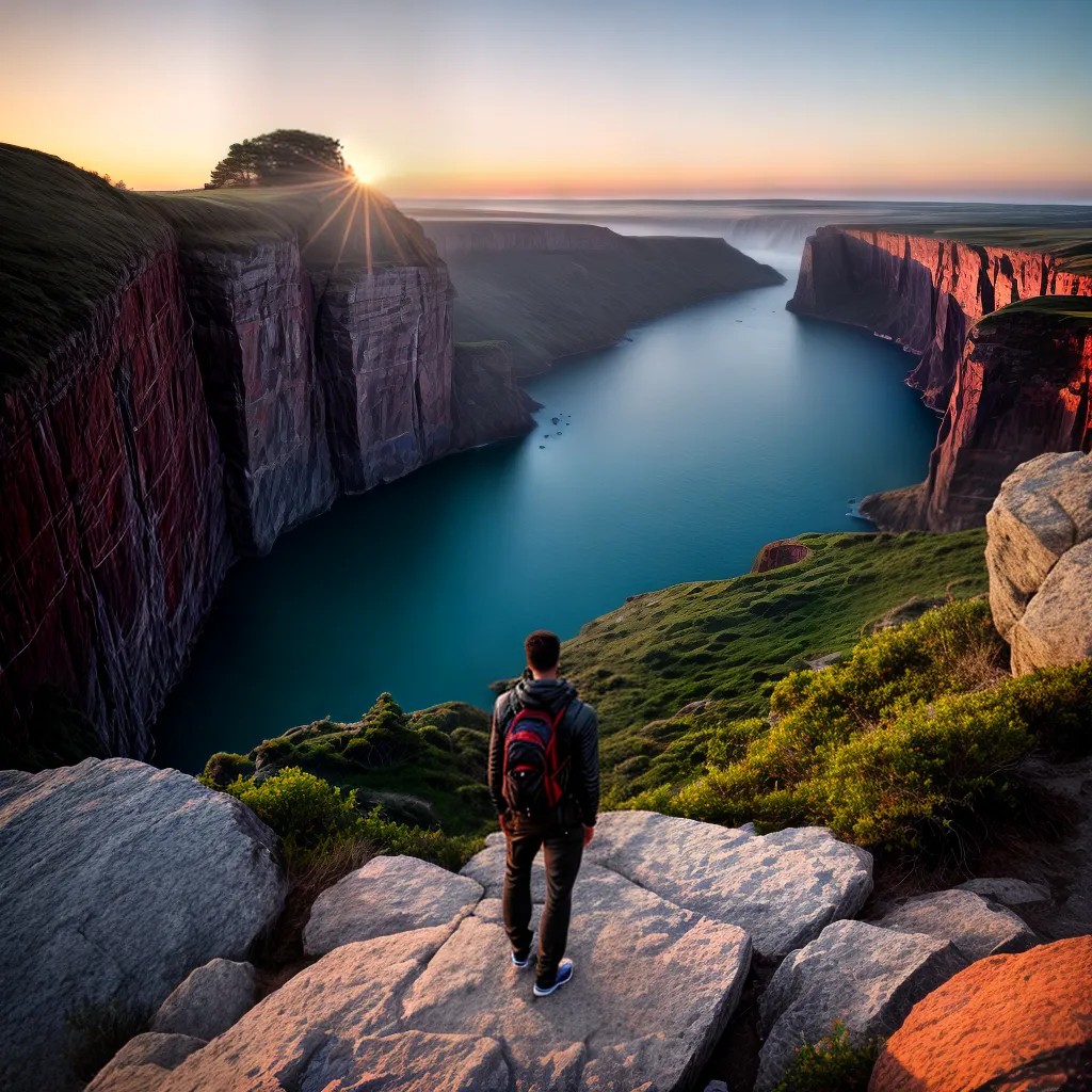 Fotos pessoa por do sol regeneracao