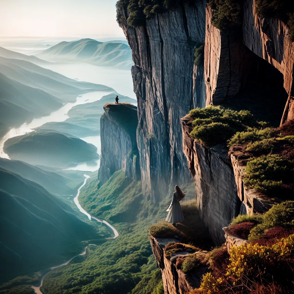 Fotos pessoa sorriso beira abismo sol
