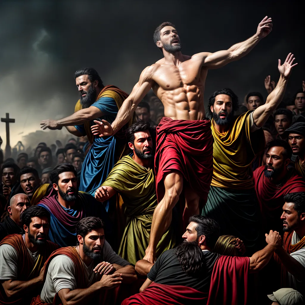 Fotos pintura sao paulo pregando multidao