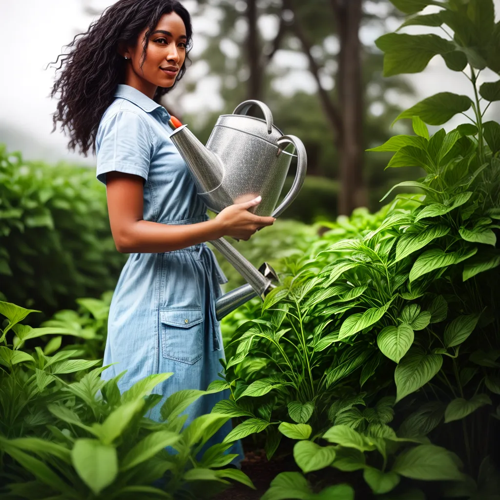 Fotos planta gratidao esperanca regador