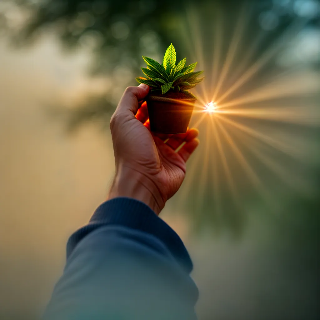 Fotos planta gratidao sol amor graca