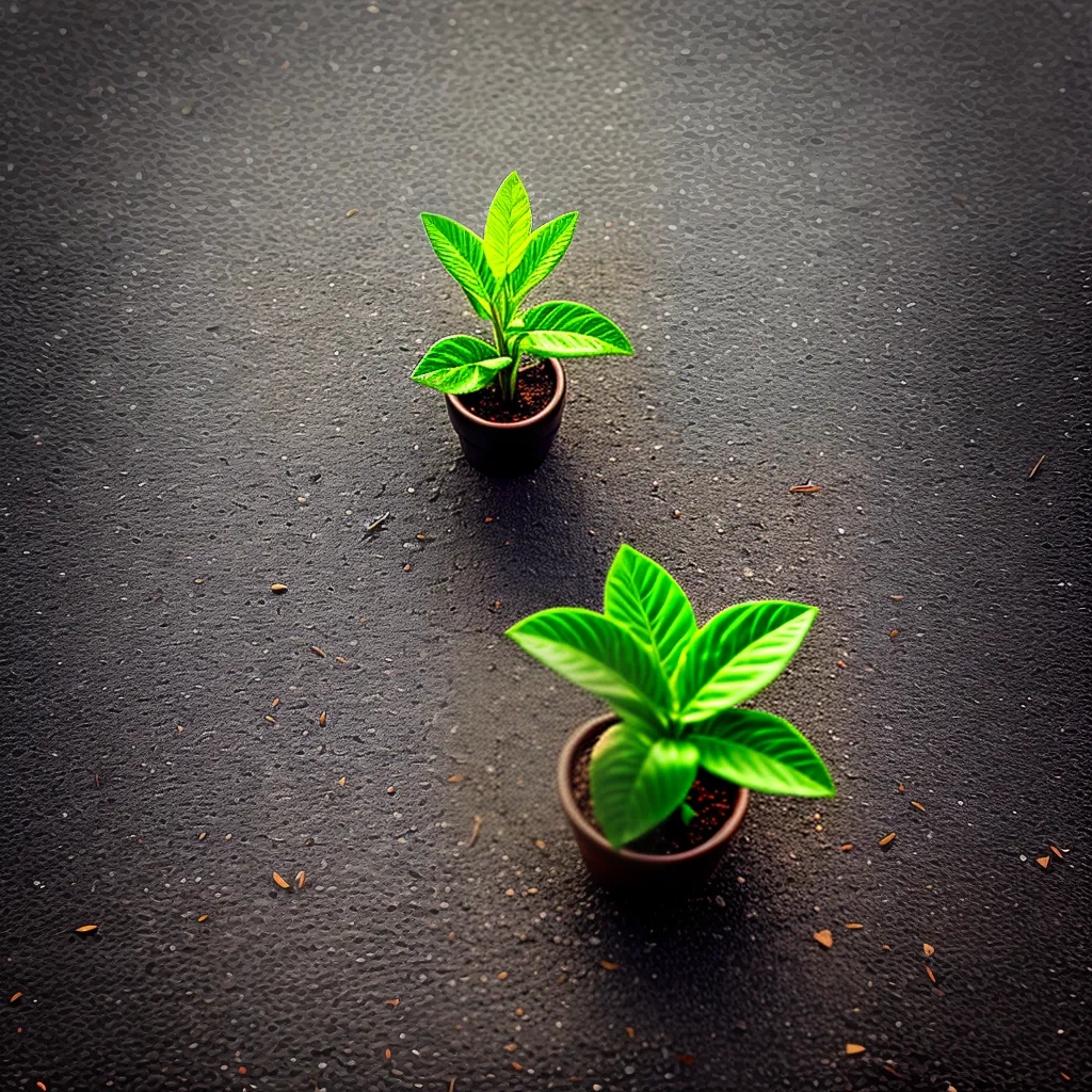 Fotos planta rachadura disciplina crescimento