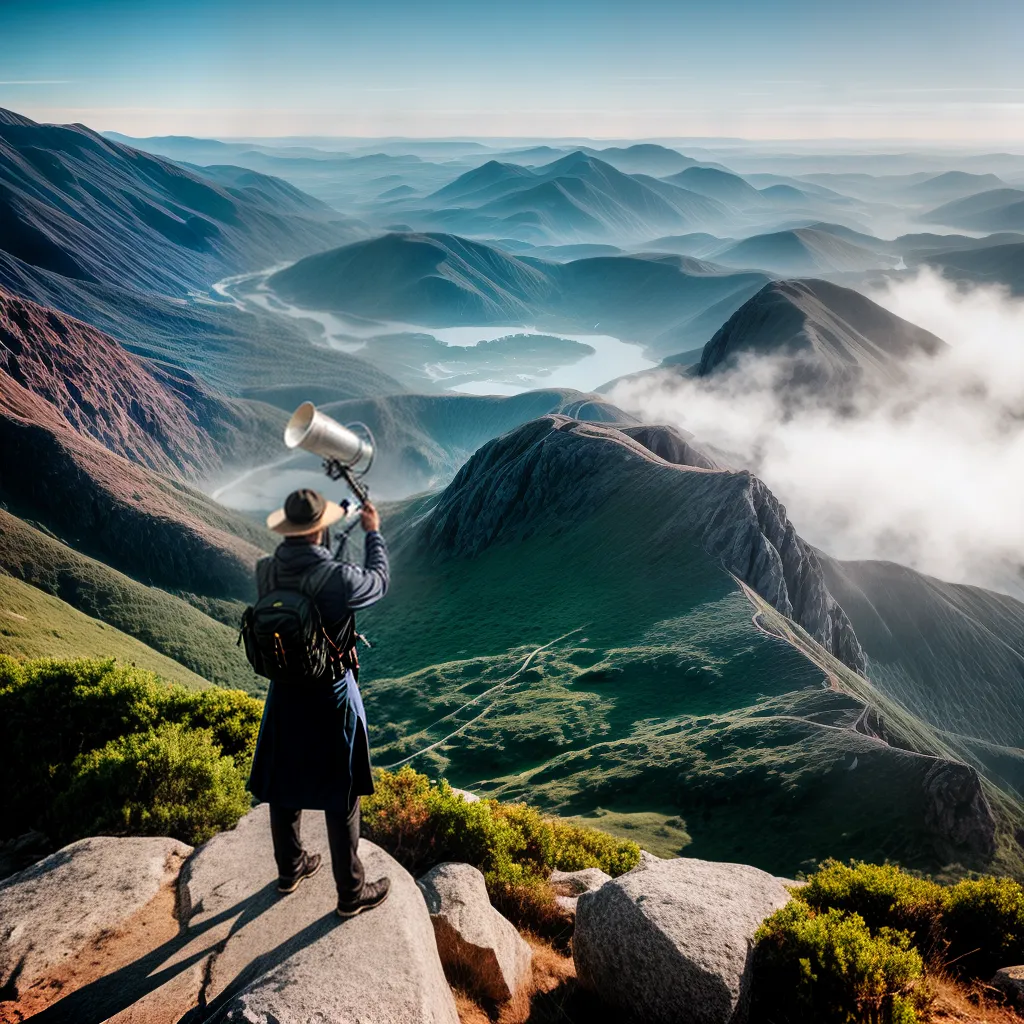 Fotos pregacao montanha megafone multidao