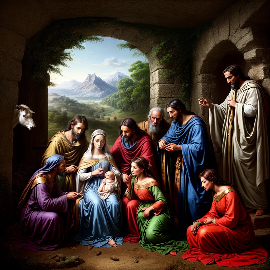 Fotos prespio natalino cena serena