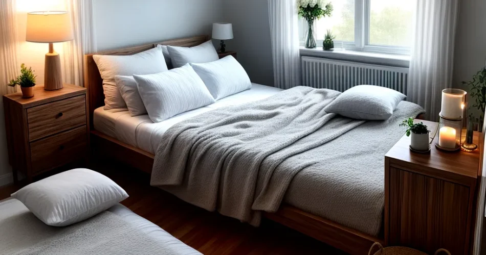 Fotos quarto altar luz cama flores