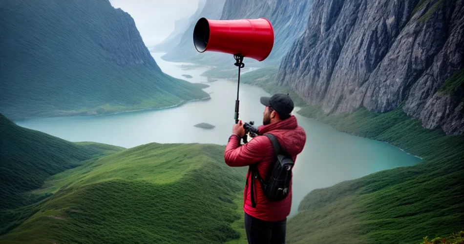 Fotos querigma megafone montanha multidao