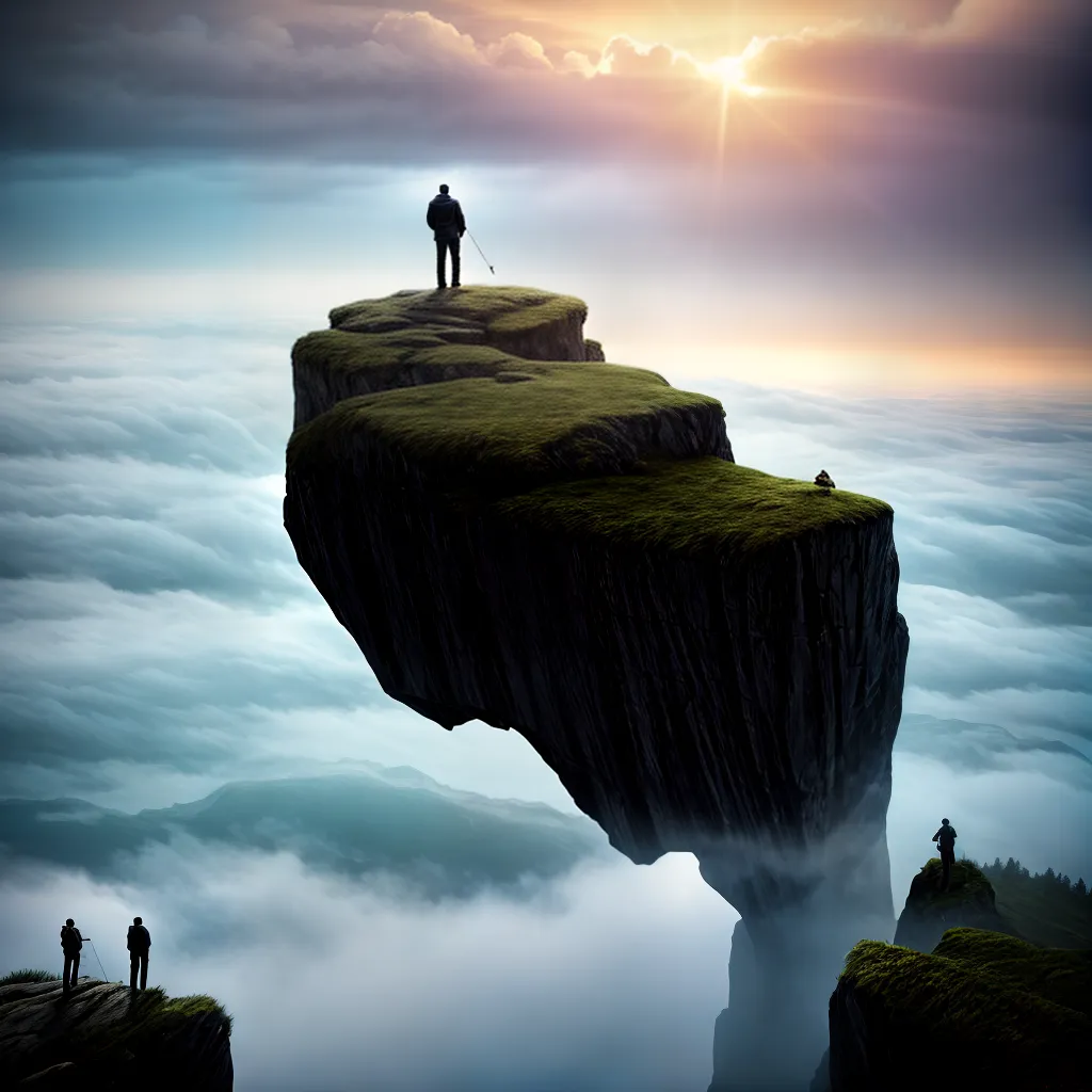 Fotos redencao cliff luz ceu temporal