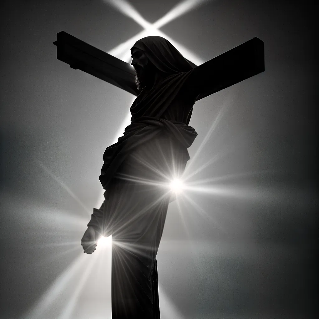 Fotos redencao silhueta cruz brilho
