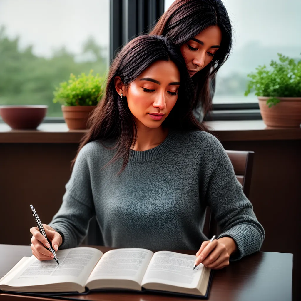 Fotos reflexao caderno biblia