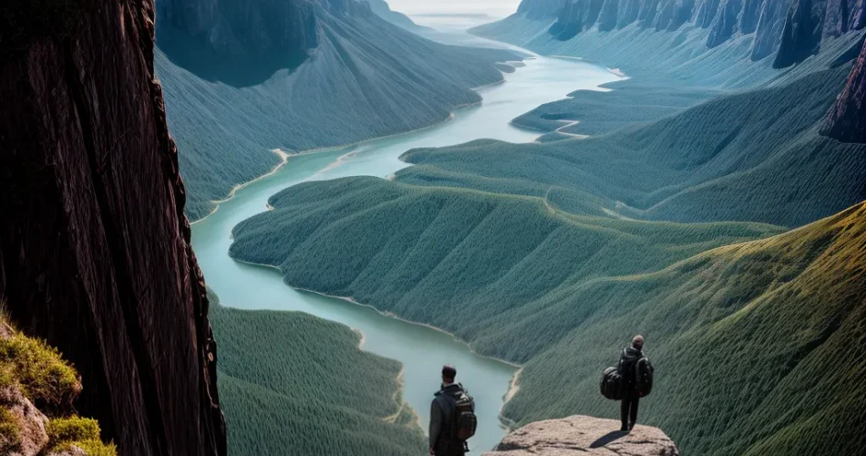 Fotos reflexao fe paisagem abismo