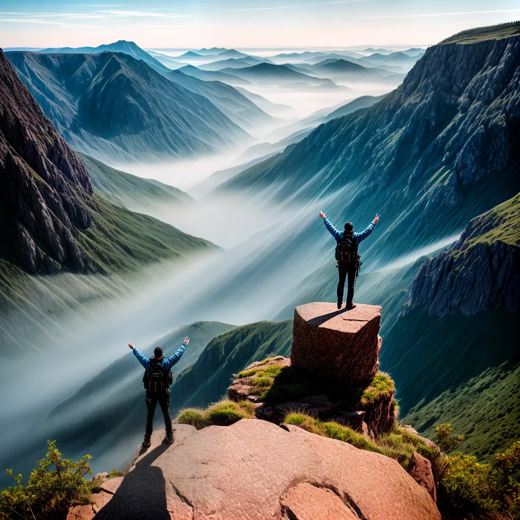 Fotos renovacao espiritual montanhas sol