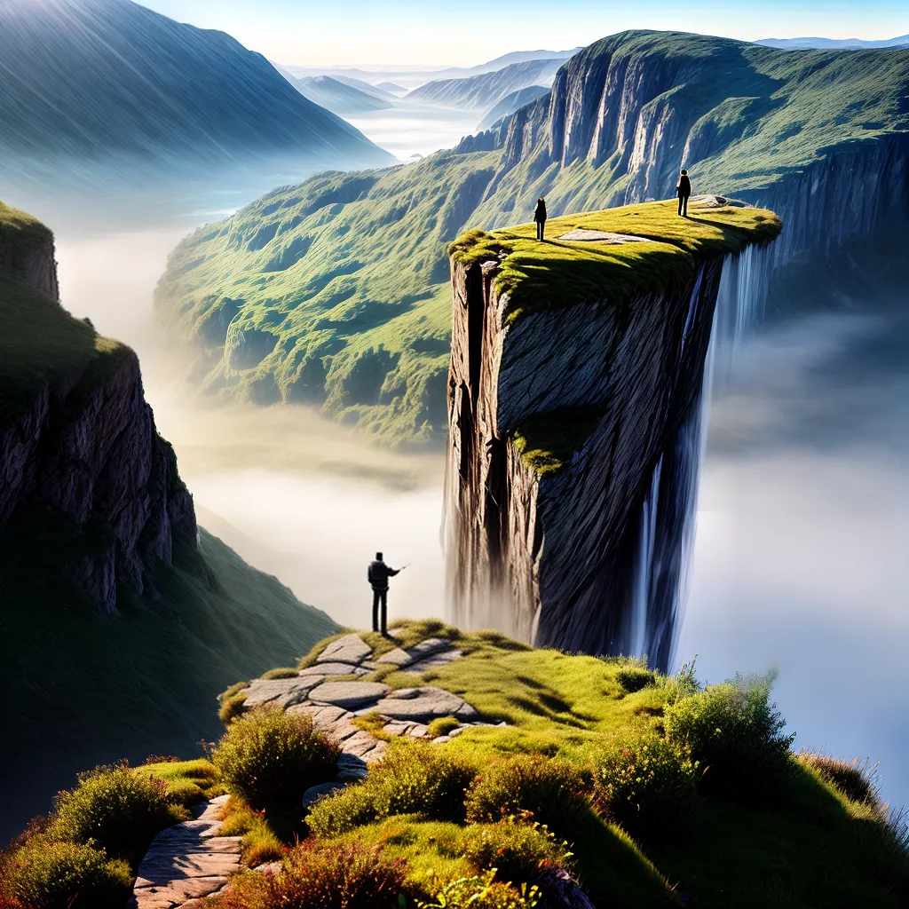 Fotos renovar mente paisagem cliff abraco