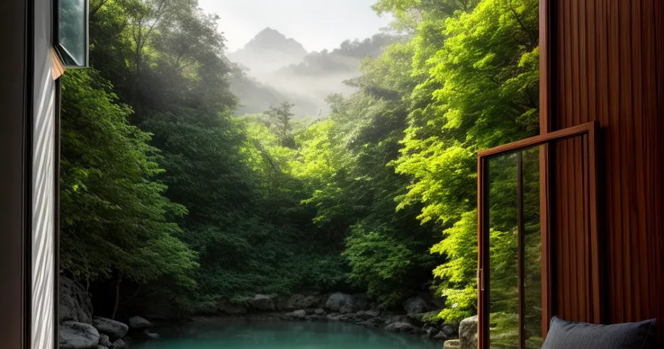 Fotos retiro espiritual quarto montanhas piscina