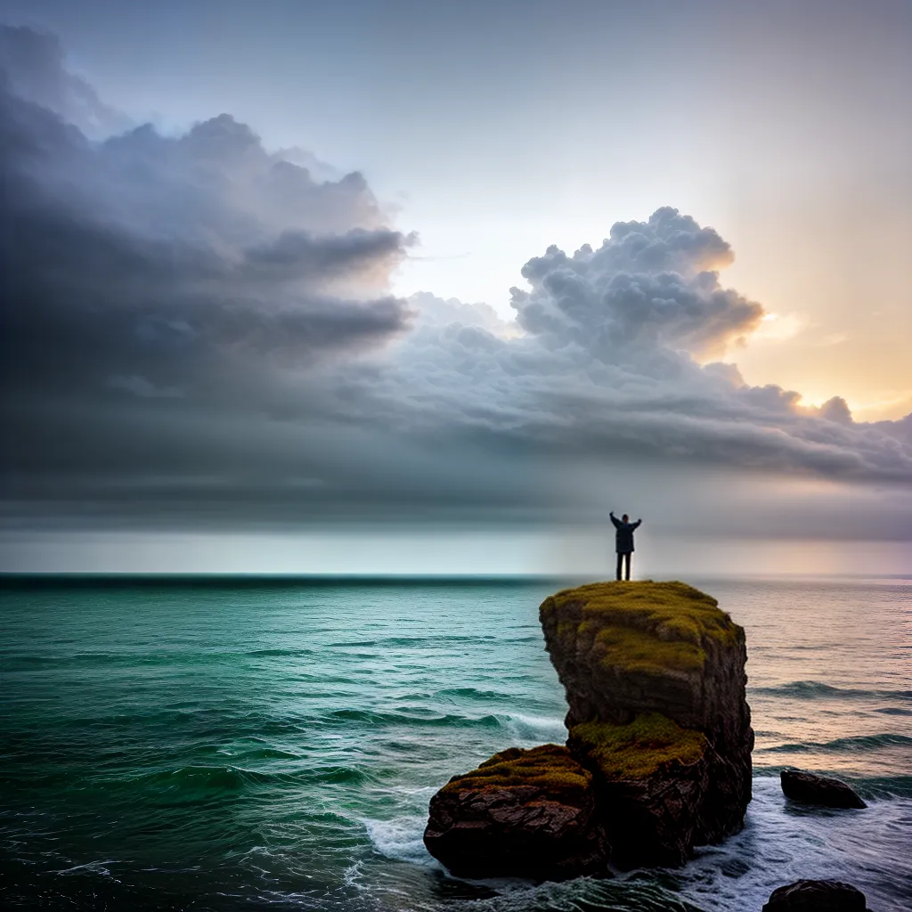 Como consolidar a base da sua fé em Deus. 8 Fotos rocha fe oracao temporal
