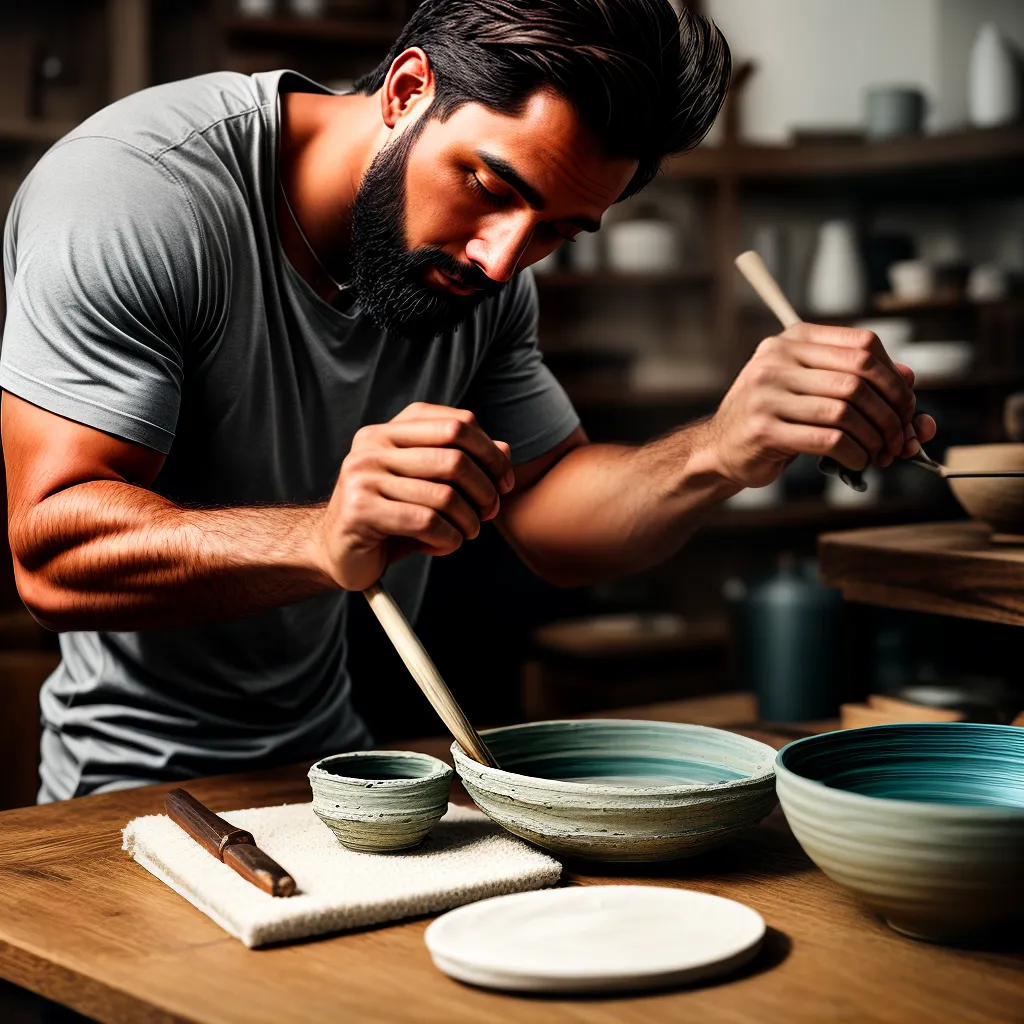 Fotos roda oleiro maos argila biblia