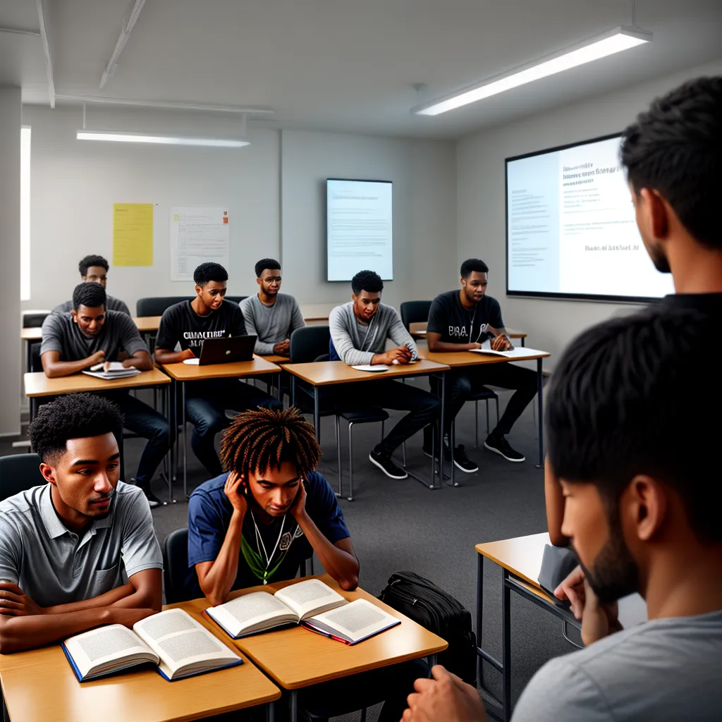 Fotos sala aula estudantes biblia doutrina