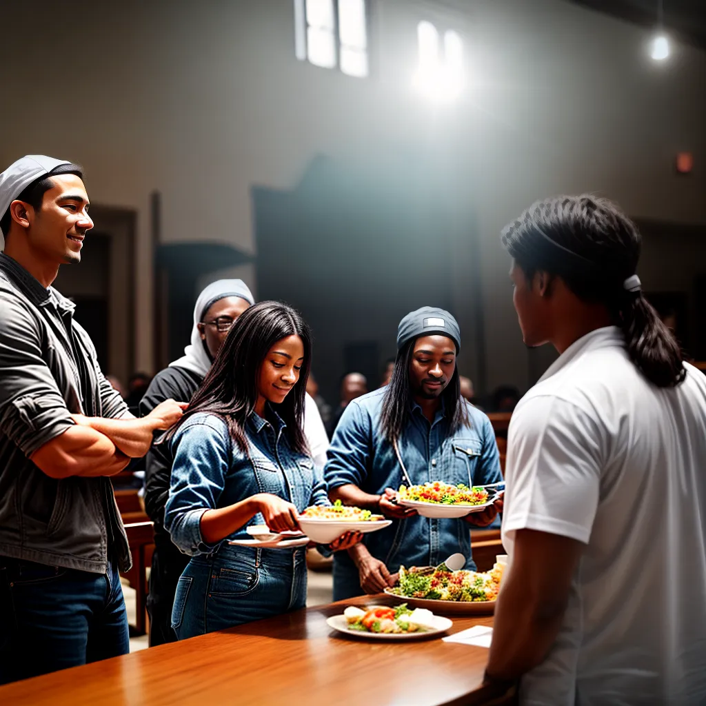 Fotos servico comunidade igreja solidariedade