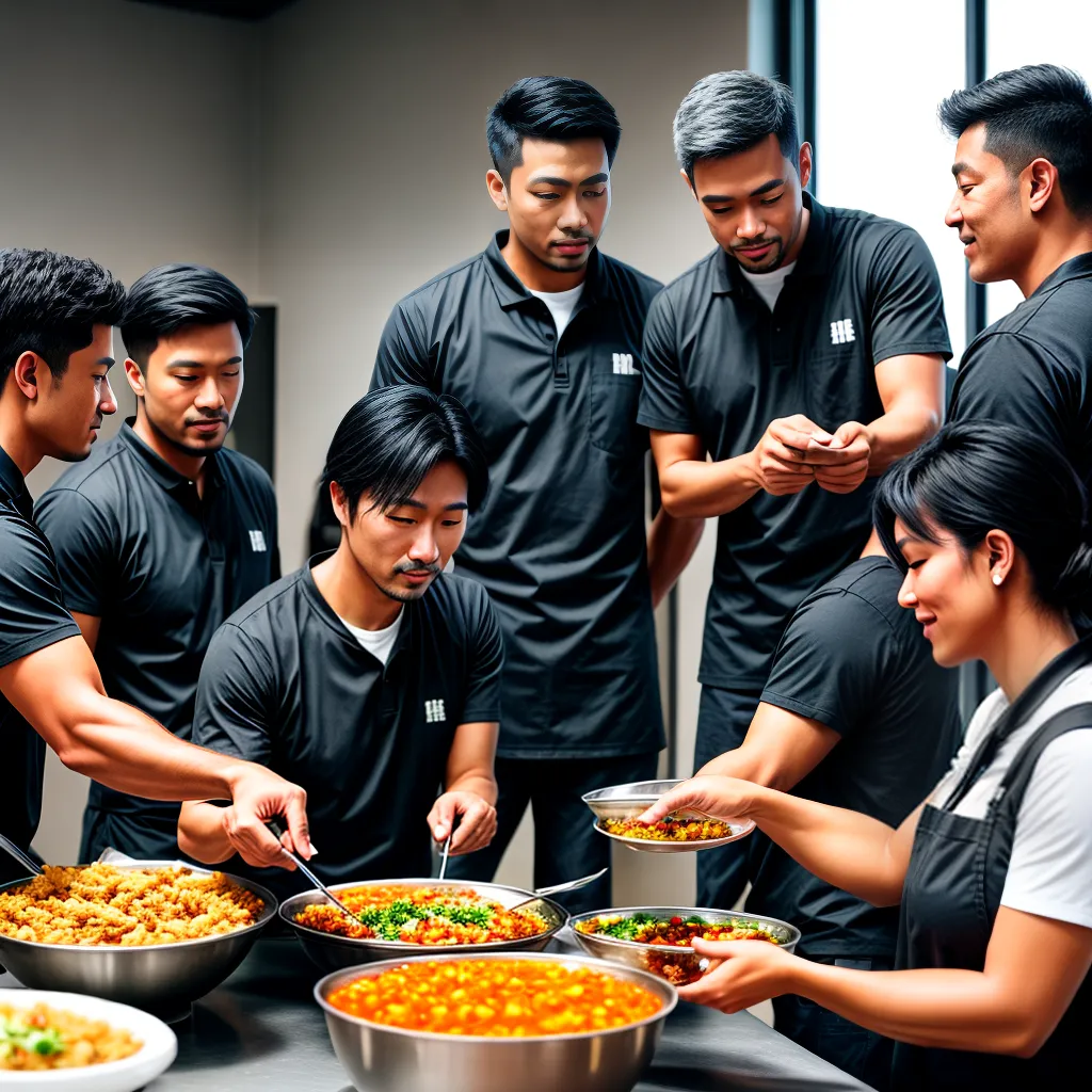 Fotos servico igreja alimentacao voluntarios comunidade