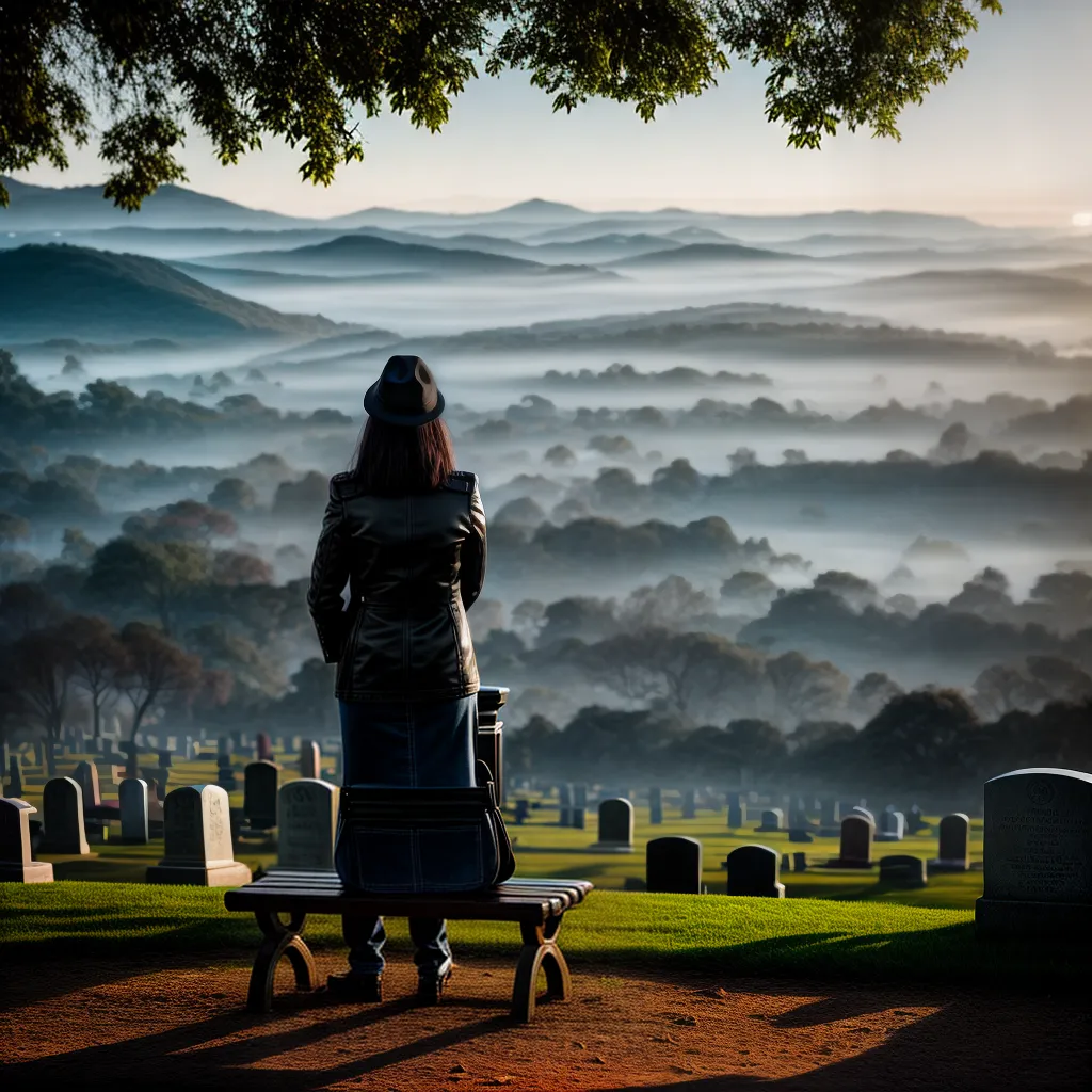 Fotos solidao reflexao cemiterio morte