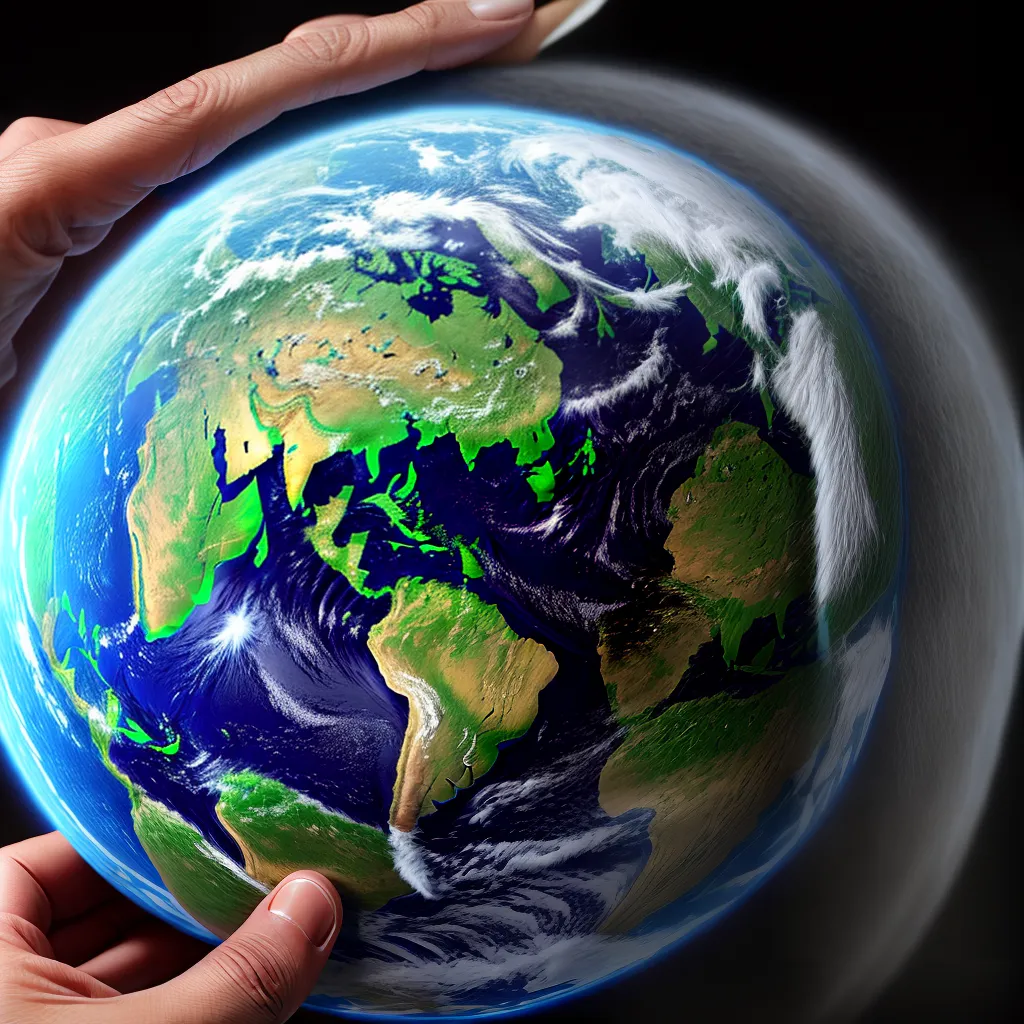 Fotos terra escudo ozone saude