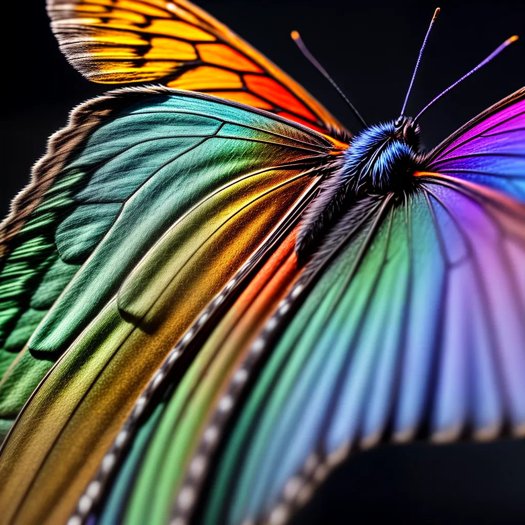 Fotos transformacao borboleta divina cores
