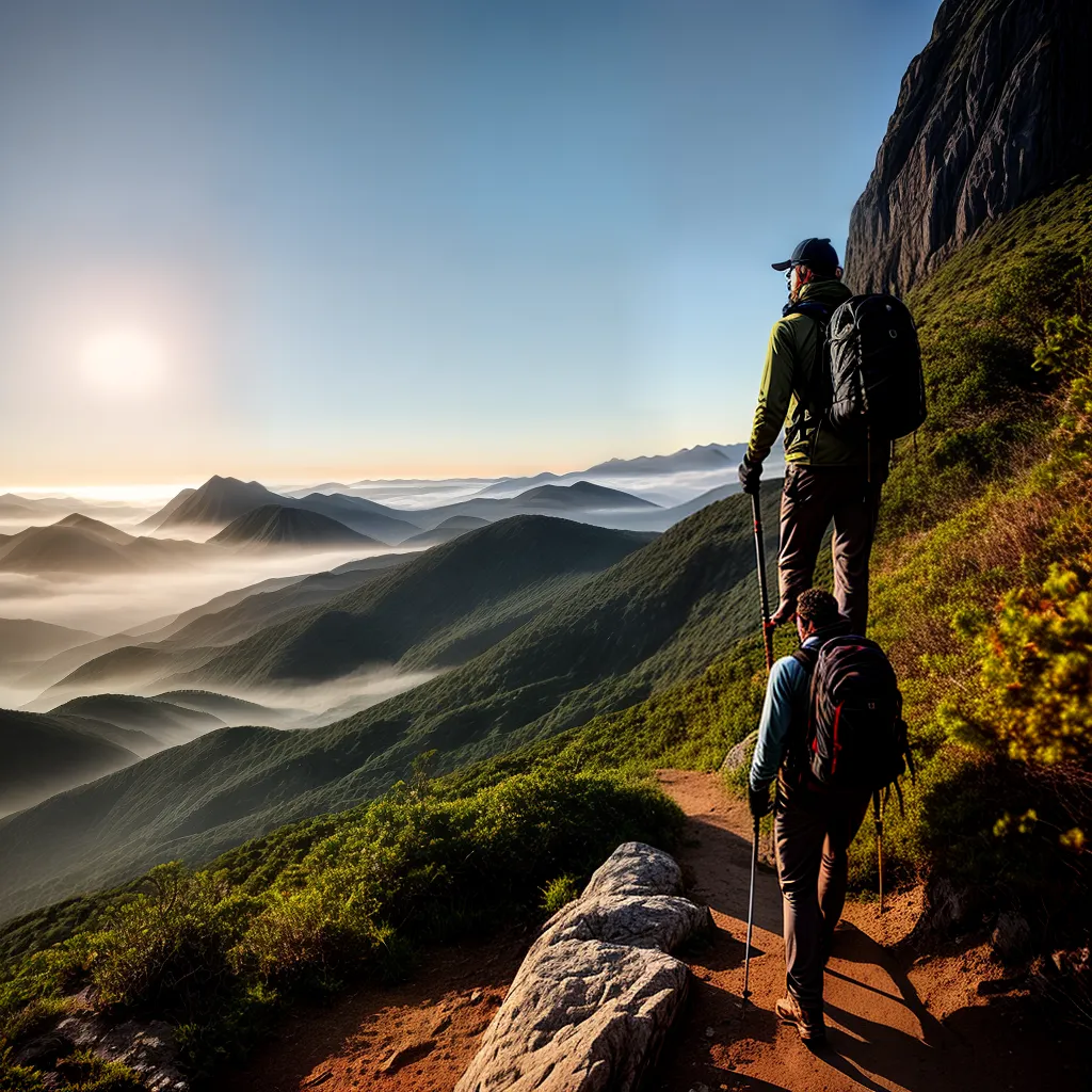 Fotos trilha montanha cristao perseveranca