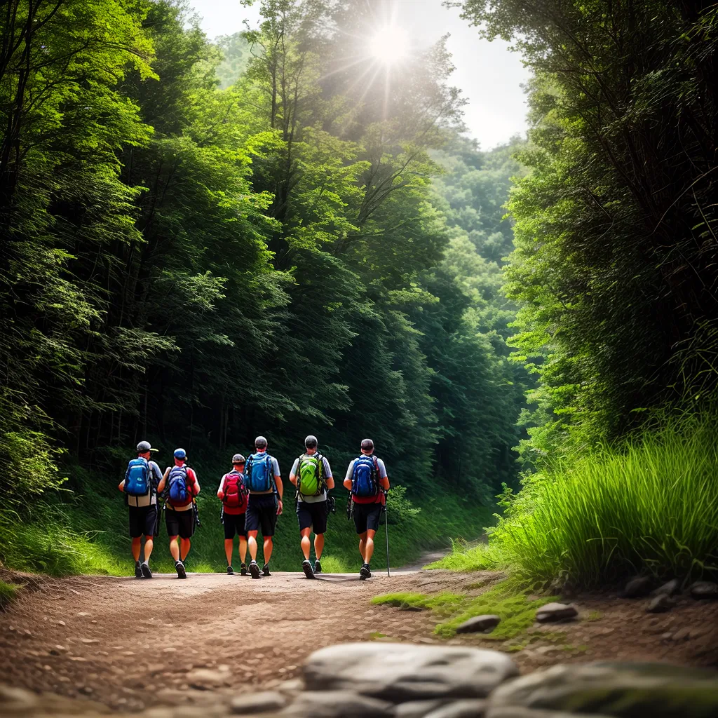 Fotos trilha sustentavel camping natureza