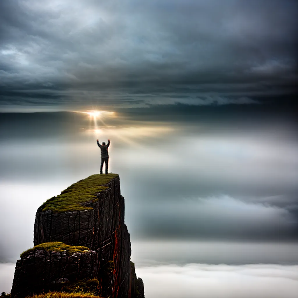 Fotos triunfo montanha temporal preto branco