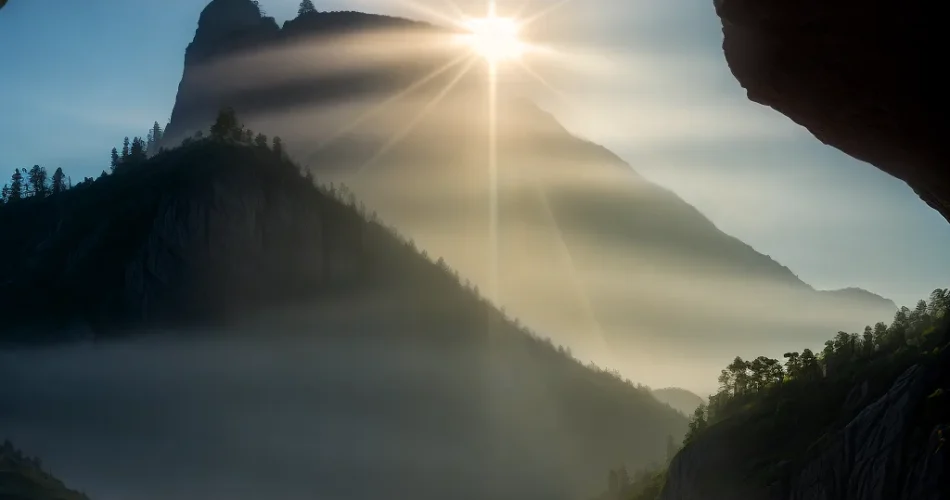 Fotos tumba vazia raios luz ressurreicao