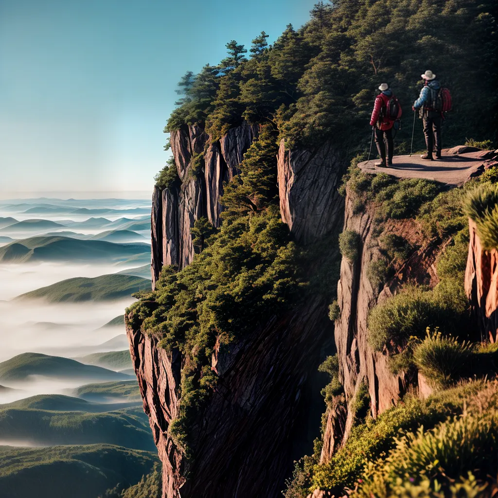 Fotos vista divina montanha bracos