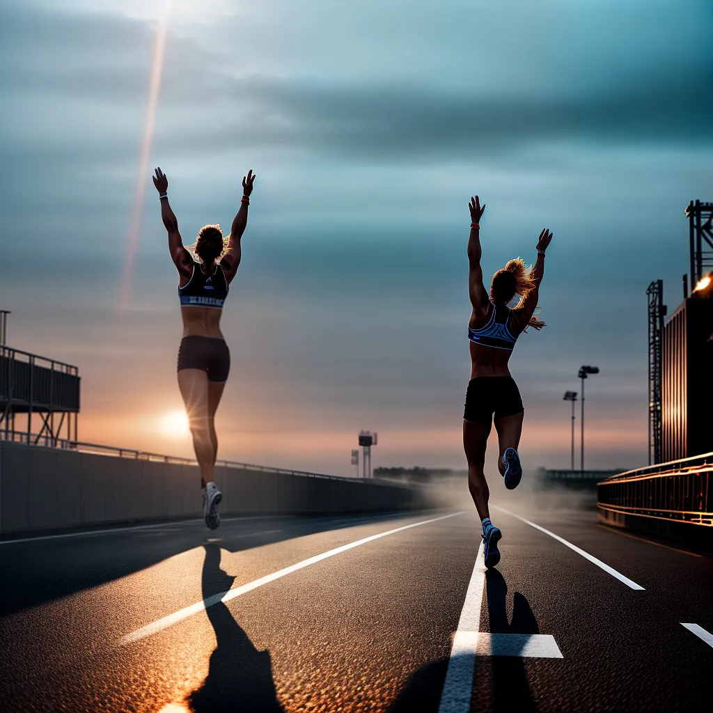 Fotos vitoria corrida determinacao