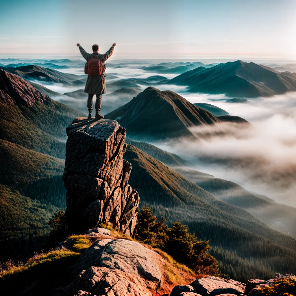 Fotos vitoria cristao montanha bracos alto