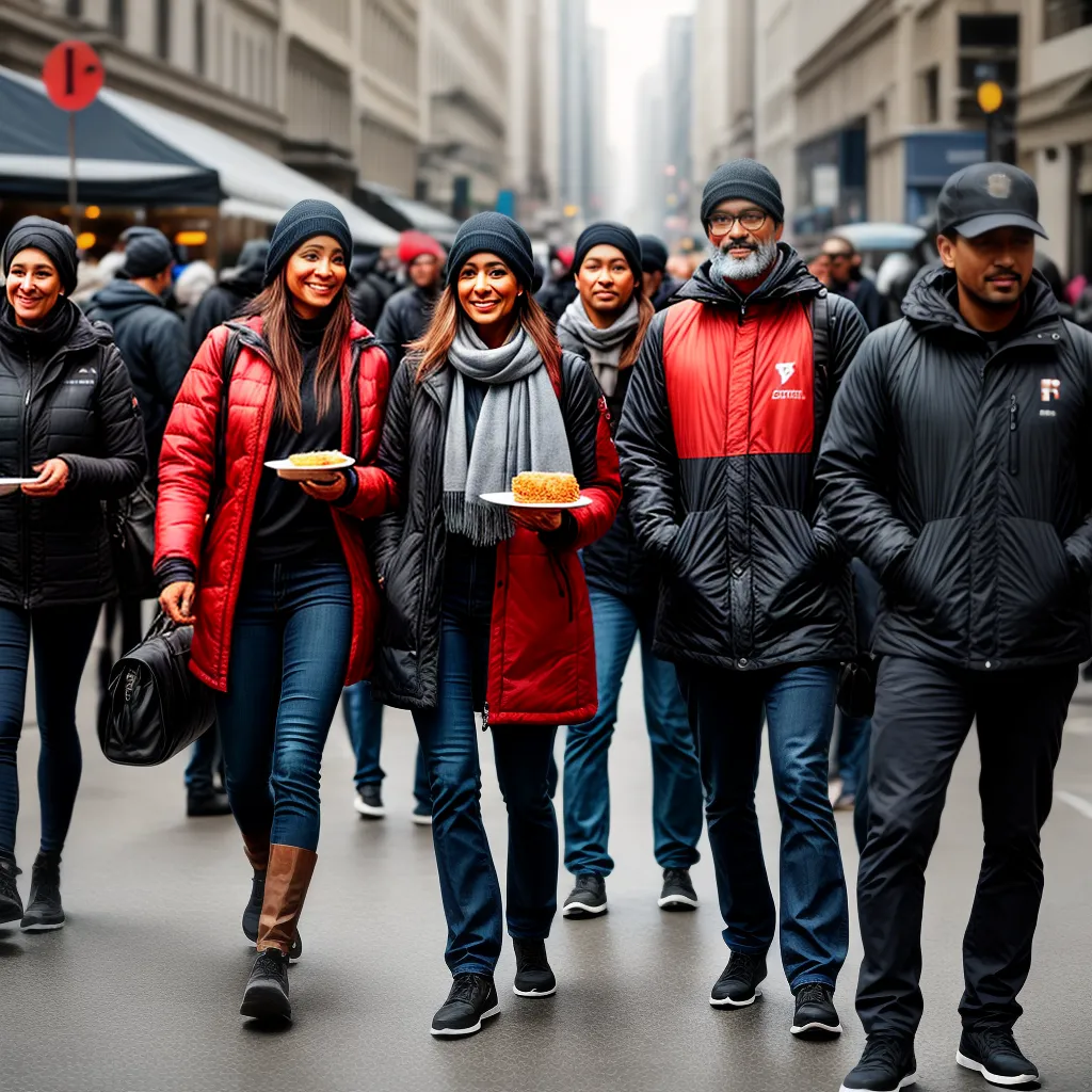 Fotos voluntarios igreja alimentando sem teto