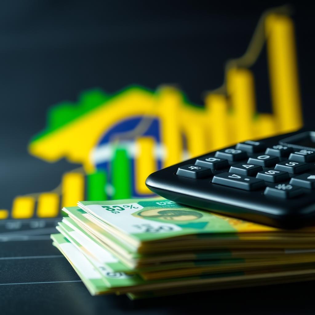 image Gráfico mostrando a evolução da dívida pública brasileira e projeções sob o novo arcabouço fiscal.