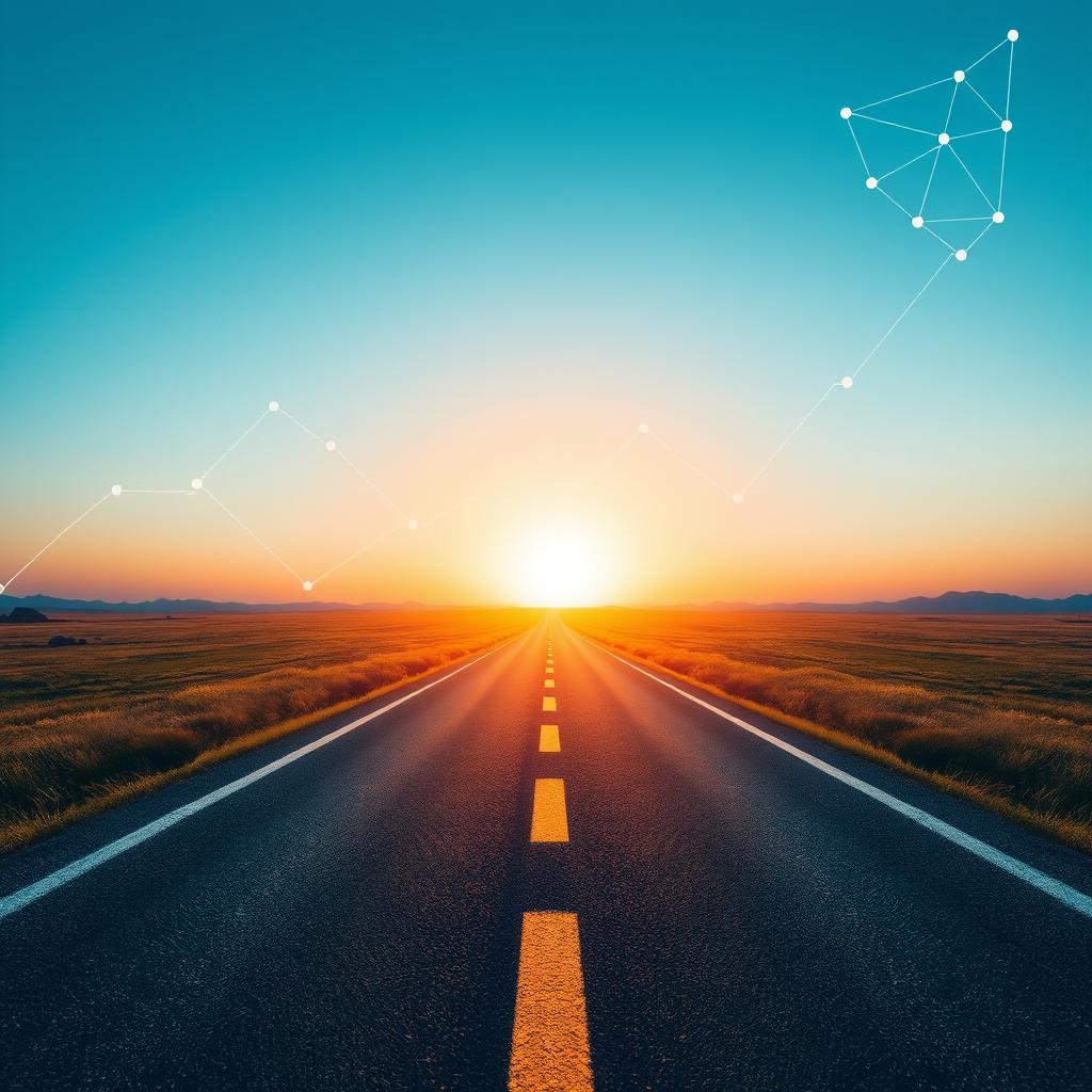 Gráfico de crescimento financeiro com uma seta subindo, simbolizando o sucesso da expansão empresarial e investimentos.