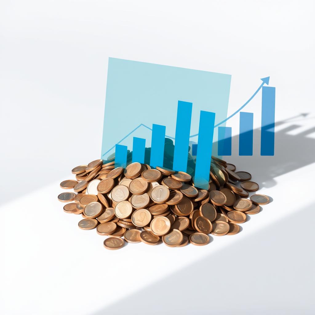 image Representação gráfica do impacto de impostos em investimentos.