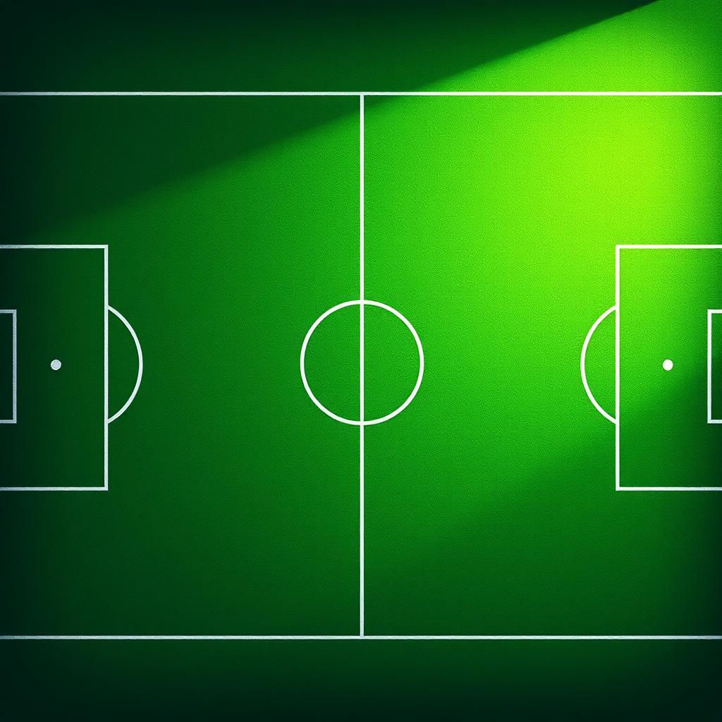 Jogadores de futebol em formação tática no campo