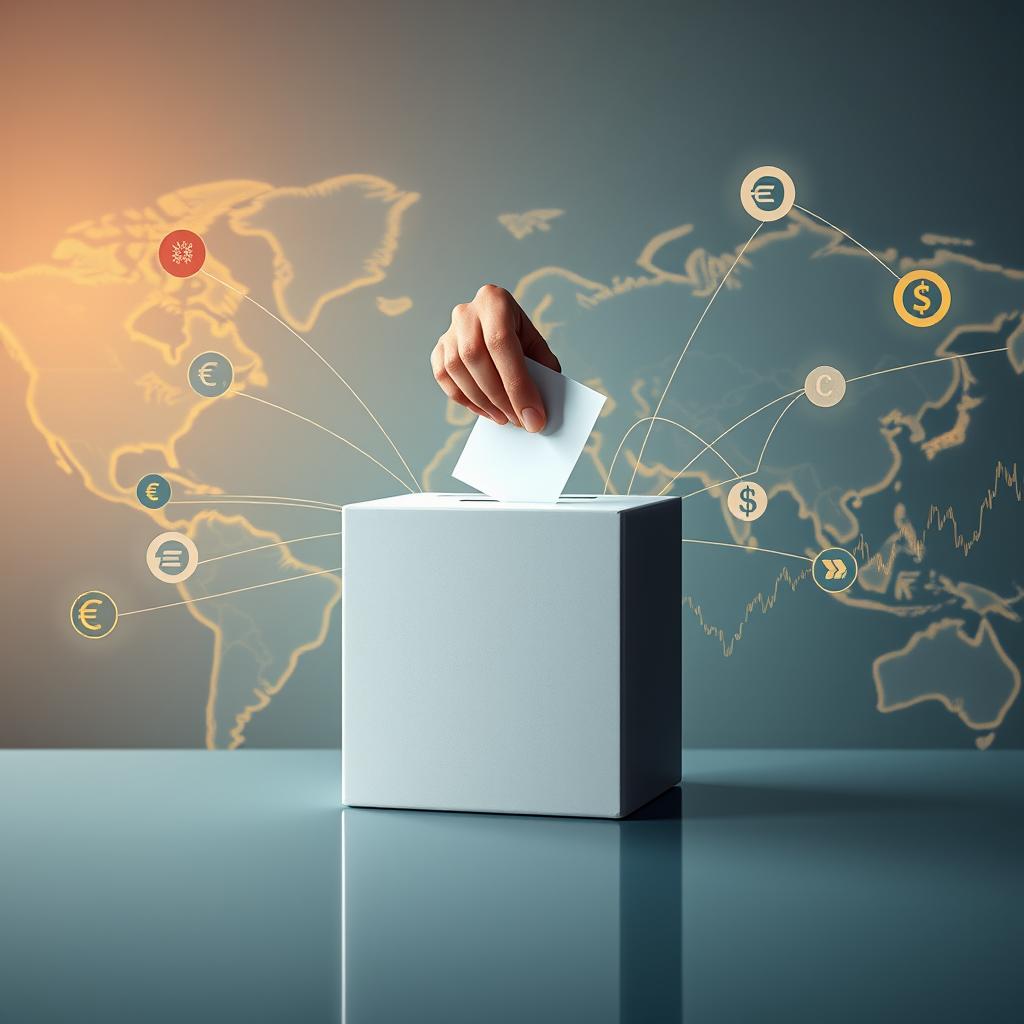 Gráfico mostrando volatilidade do mercado financeiro em período eleitoral.