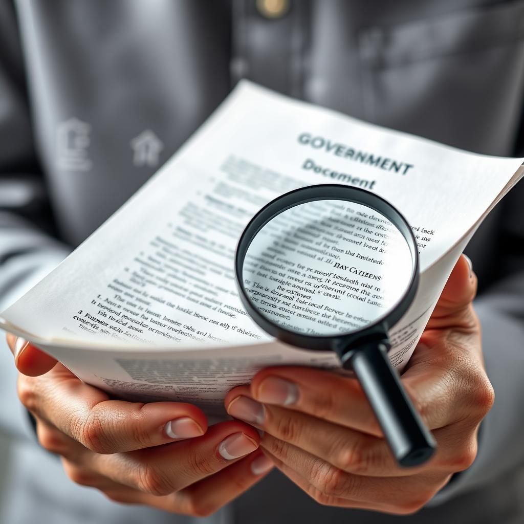 image Visão panorâmica de prédios governamentais e documentos oficiais