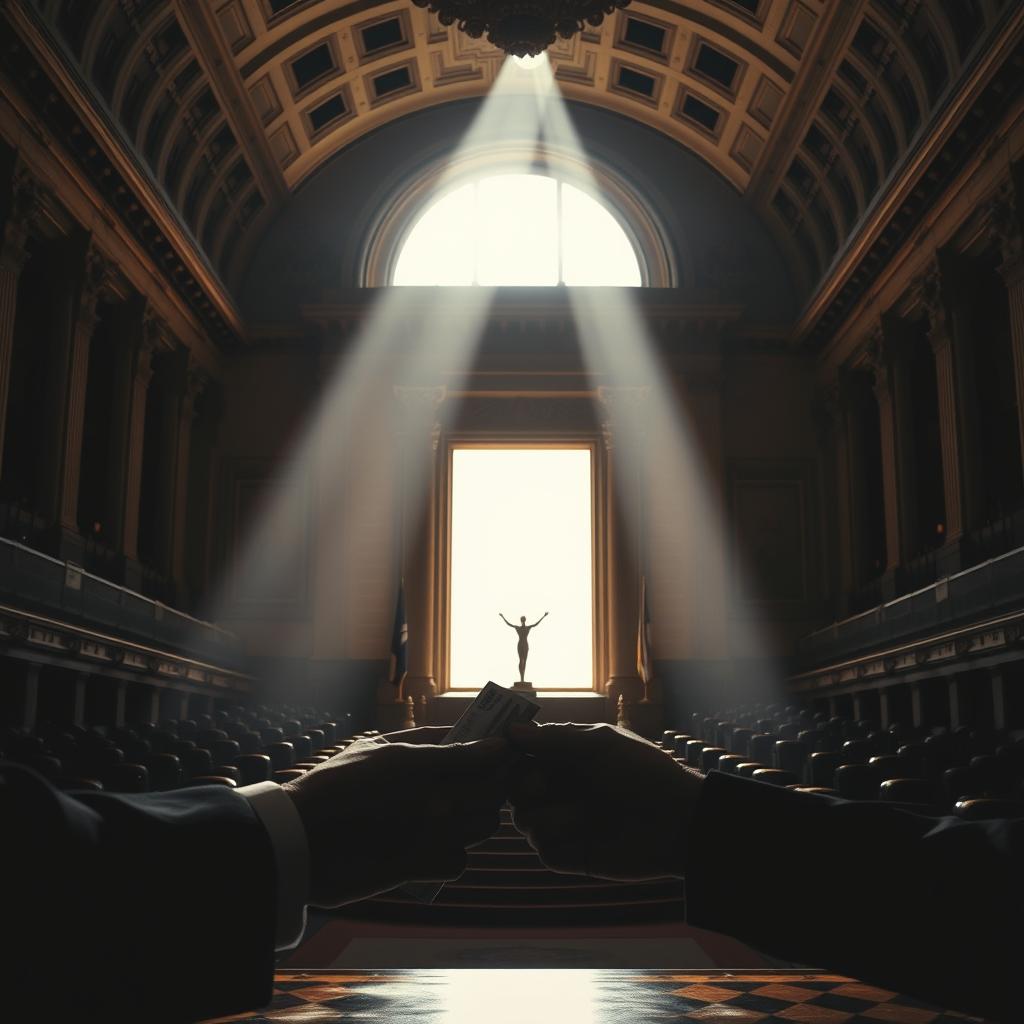 image Ilustração mostrando diferentes mãos se unindo para montar um quebra-cabeça transparente, simbolizando a colaboração na construção da transparência