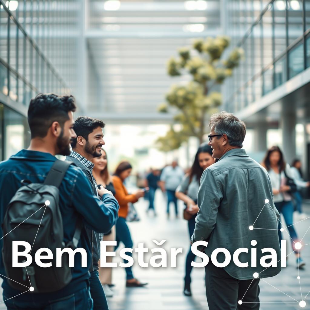 image Pessoas de diferentes idades e origens se ajudando, simbolizando coesão e apoio social