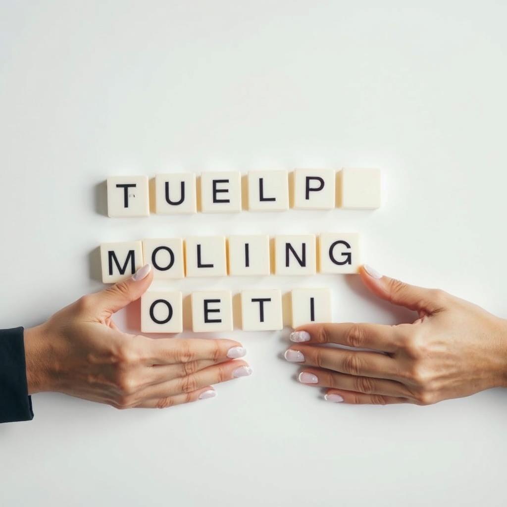 Mãos revisando um texto, focando em detalhes, simbolizando a importância da revisão gramatical