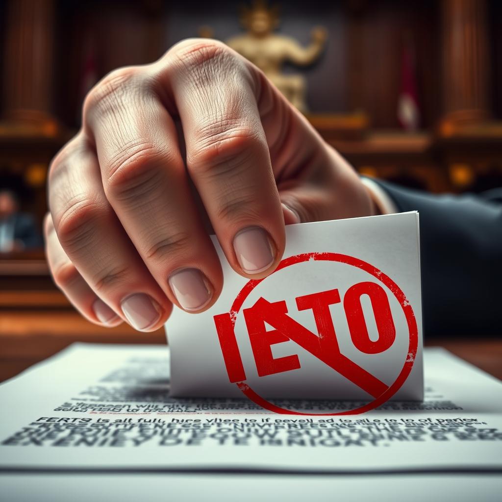 image Poder de veto presidencial em discussão no congresso