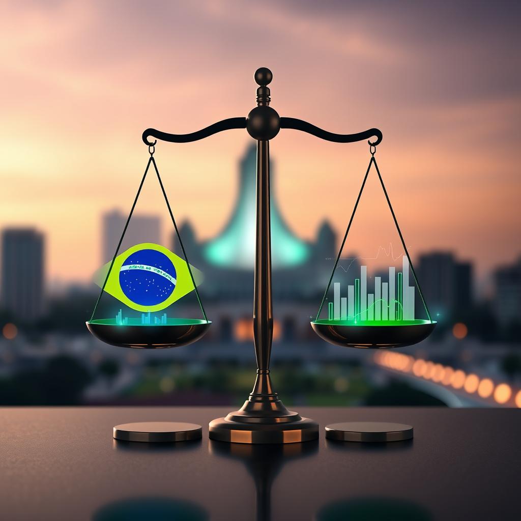 Representação de dados fiscais sendo analisados digitalmente